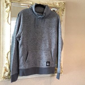 American Eagle sweatshirt.Drawstring neck. Gray.XS